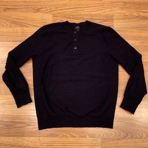 J Crew Henley Sweater
